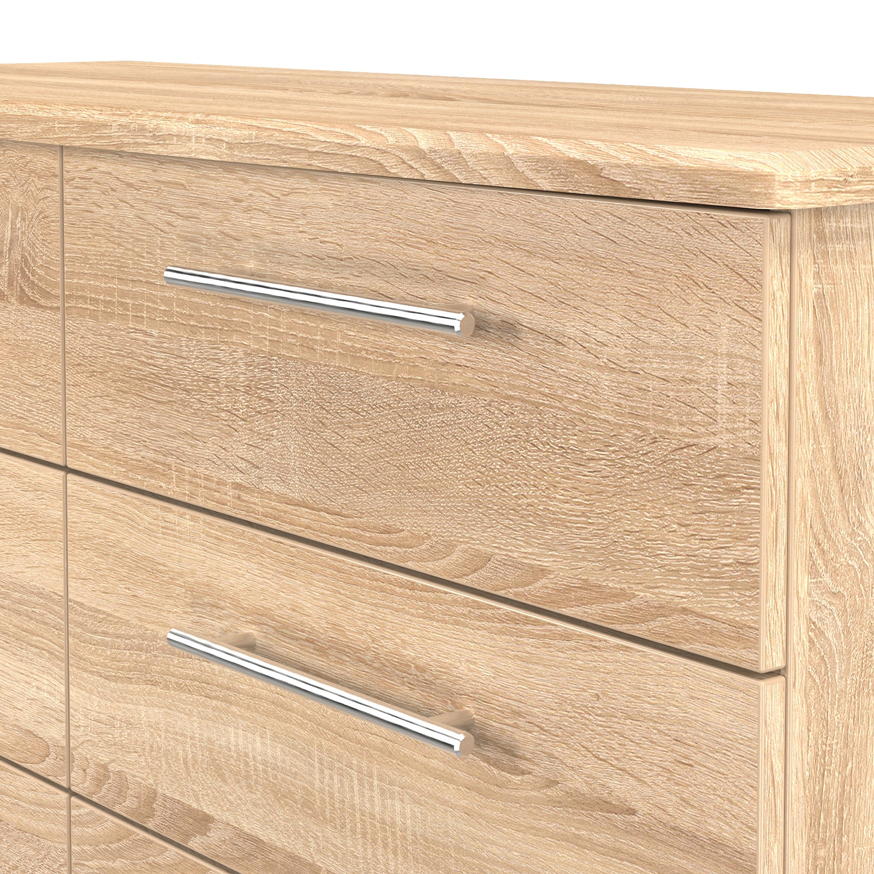 Bramwell 6 Drawer Chest Oak from Roseland Furniture