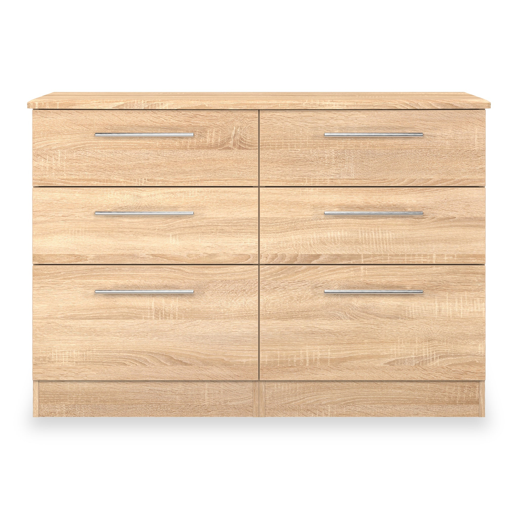 Bramwell 6 Drawer Chest Oak from Roseland Furniture