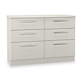 Bramwell 6 Drawer Chest Grey  from Roseland Furniture
