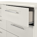 Bramwell 6 Drawer Chest Grey  from Roseland Furniture