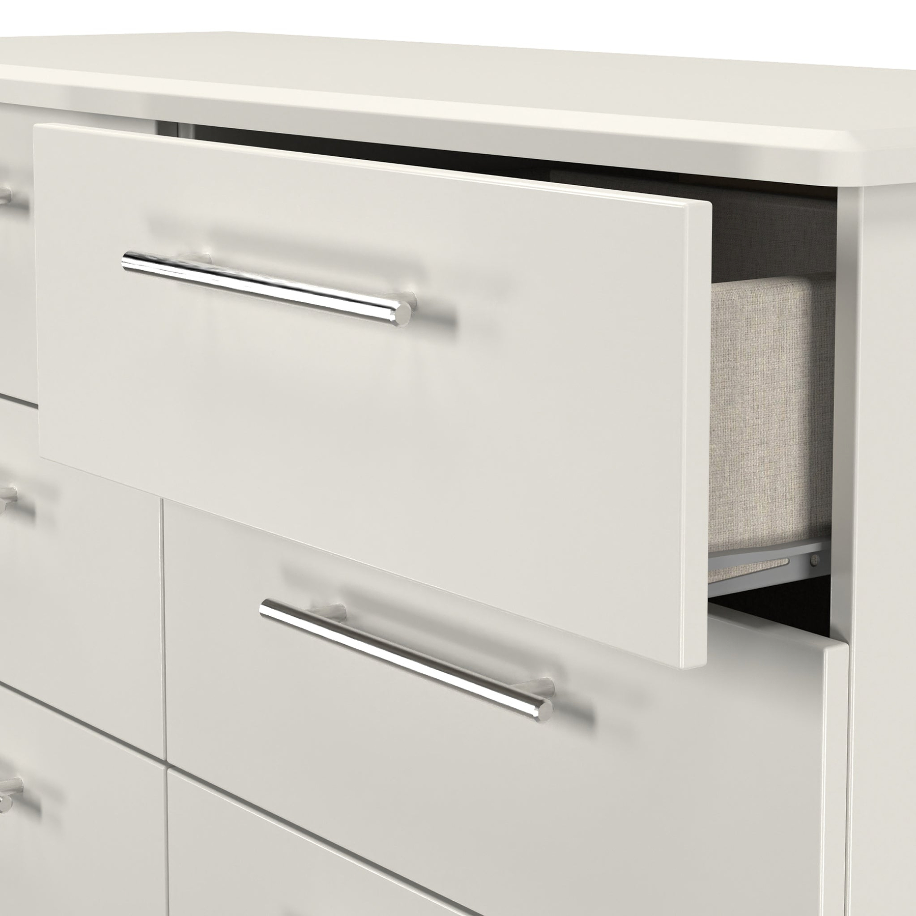 Bramwell 6 Drawer Chest Grey  from Roseland Furniture
