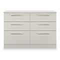 Bramwell 6 Drawer Chest Grey  from Roseland Furniture