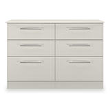 Bramwell 6 Drawer Chest Grey  from Roseland Furniture