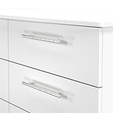 Bramwell 6 Drawer Chest White from Roseland Furniture