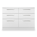 Bramwell 6 Drawer Chest White from Roseland Furniture