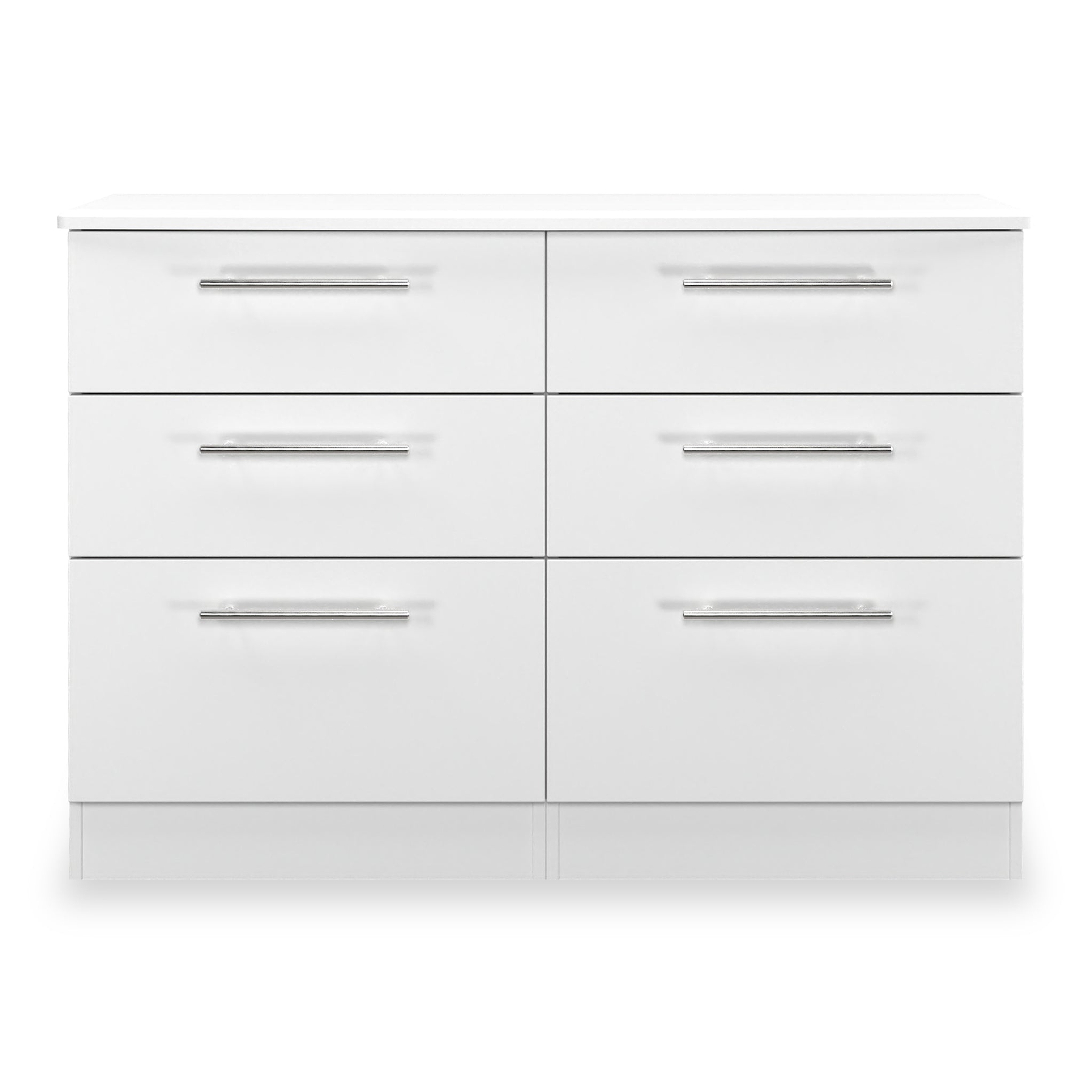 Bramwell 6 Drawer Chest White from Roseland Furniture