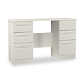 Bramwell 6 Drawer Desk Grey  from Roseland Furniture