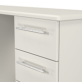 Bramwell 6 Drawer Desk Grey  from Roseland Furniture