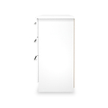 Bramwell 6 Drawer Desk White from Roseland Furniture