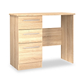 Bramwell 3 Drawer Dressing Table Oak from Roseland Furniture