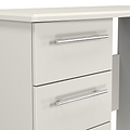 Bramwell 3 Drawer Dressing Table Grey from Roseland Furniture