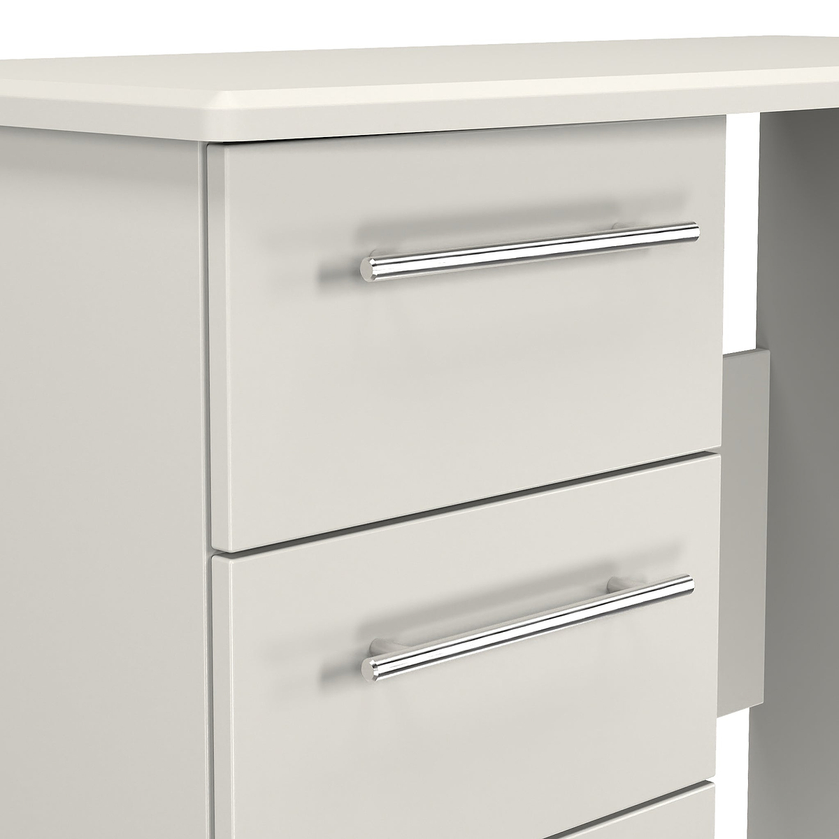 Bramwell 3 Drawer Dressing Table Grey from Roseland Furniture