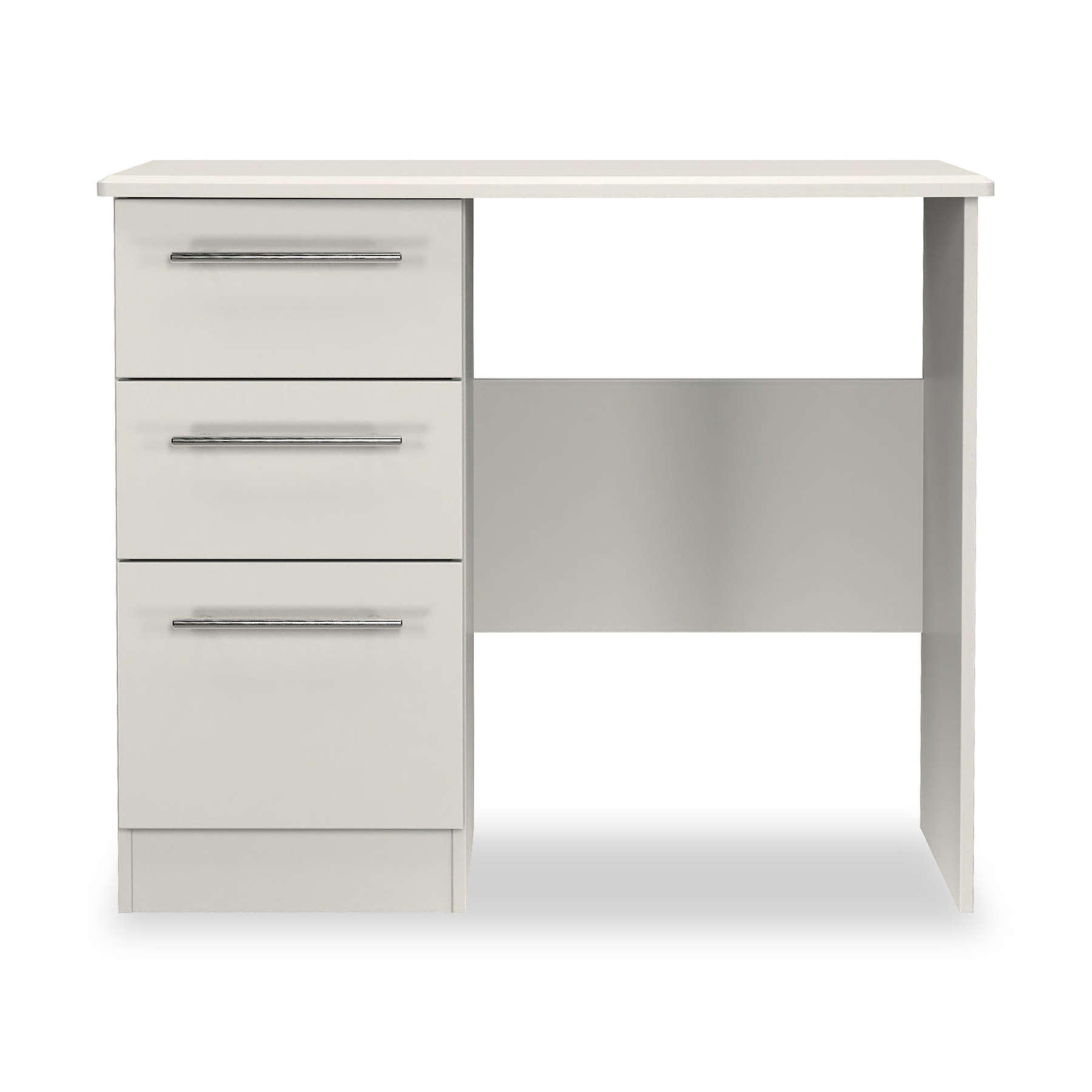 Bramwell 3 Drawer Dressing Table Grey from Roseland Furniture