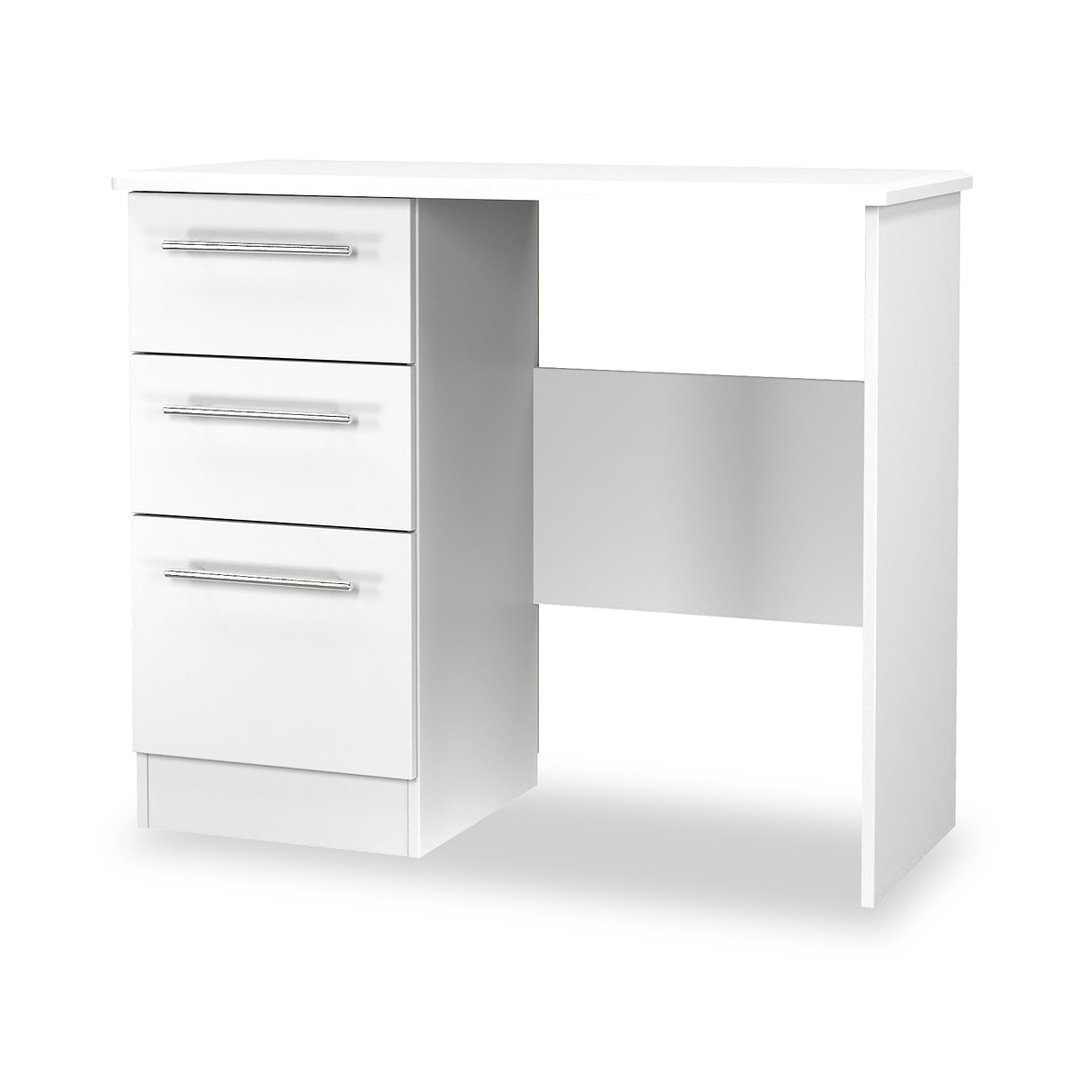 Bramwell 3 Drawer Dressing Table White from Roseland Furniture