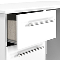 Bramwell 3 Drawer Dressing Table White from Roseland Furniture