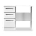 Bramwell 3 Drawer Dressing Table White from Roseland Furniture