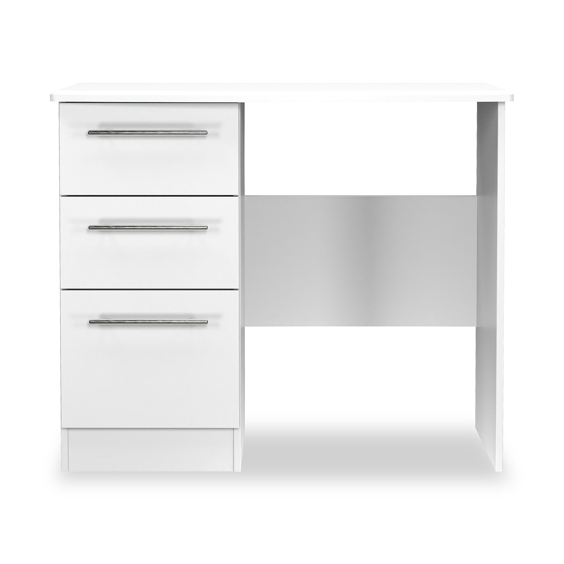 Bramwell 3 Drawer Dressing Table White from Roseland Furniture