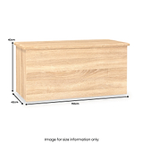 Bramwell Blanket Box Oak from Roseland Furniture