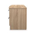 Bramwell 4 Drawer Low Storage Oak from Roseland Furniture