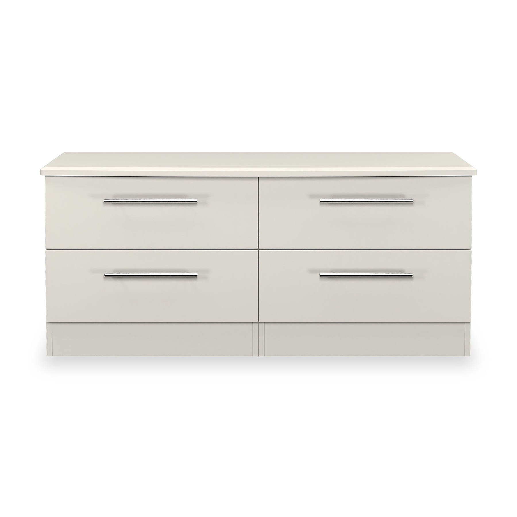 Bramwell 4 Drawer Low Storage Grey from Roseland Furniture