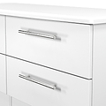 Bramwell 4 Drawer Low Storage White from Roseland Furniture