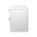 Bramwell 4 Drawer Low Storage White from Roseland Furniture