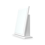 Bramwell Mirror White from Roseland Furniture