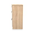 Bramwell 3 Drawer Deep Chest Oak from Roseland Furniture