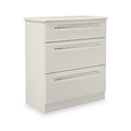 Bramwell 3 Drawer Deep Chest Grey from Roseland Furniture