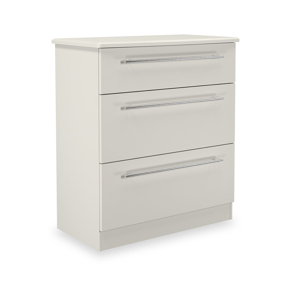 Bramwell 3 Drawer Deep Chest Grey from Roseland Furniture