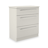 Bramwell 3 Drawer Deep Chest Grey from Roseland Furniture