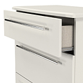 Bramwell 3 Drawer Deep Chest Grey from Roseland Furniture