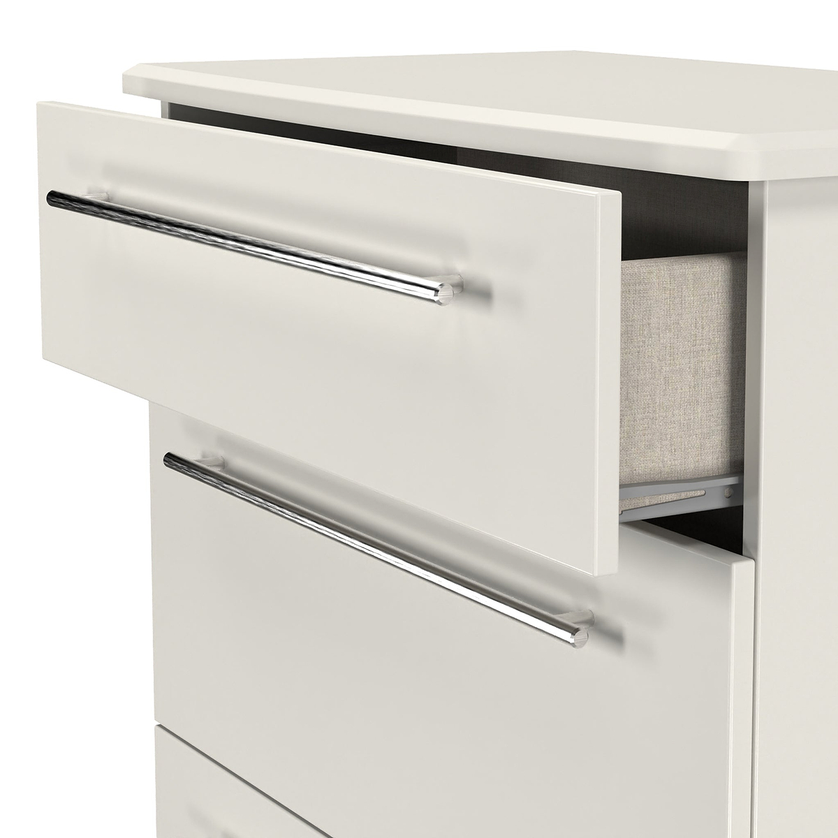 Bramwell 3 Drawer Deep Chest Grey from Roseland Furniture