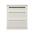 Bramwell 3 Drawer Deep Chest Grey from Roseland Furniture