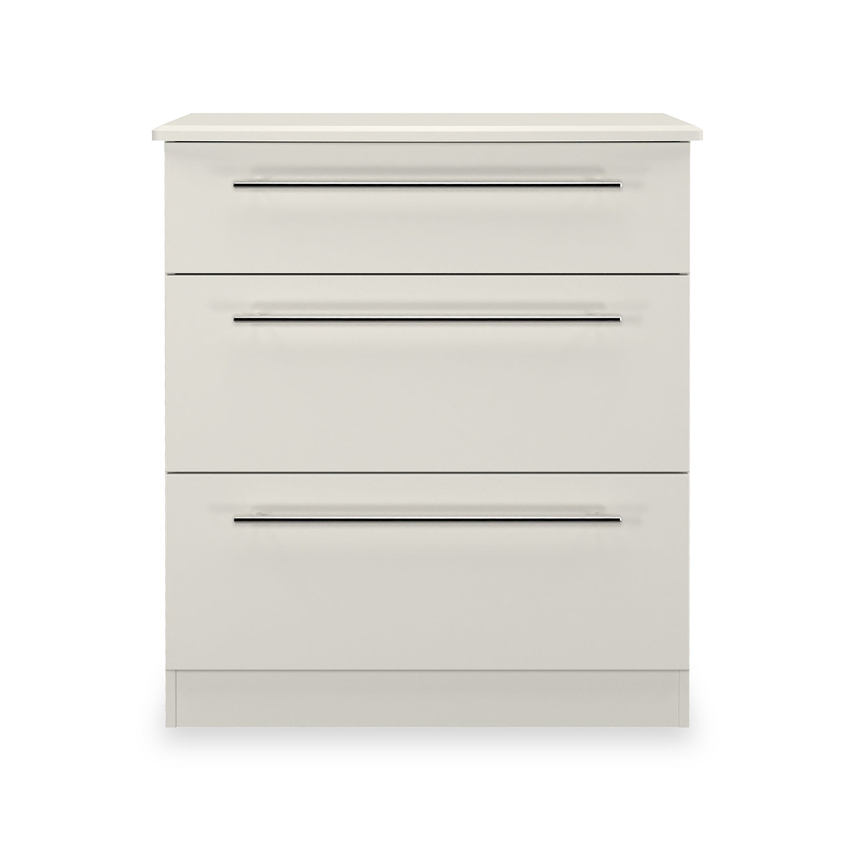 Bramwell 3 Drawer Deep Chest Grey from Roseland Furniture