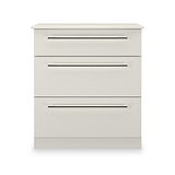 Bramwell 3 Drawer Deep Chest Grey from Roseland Furniture