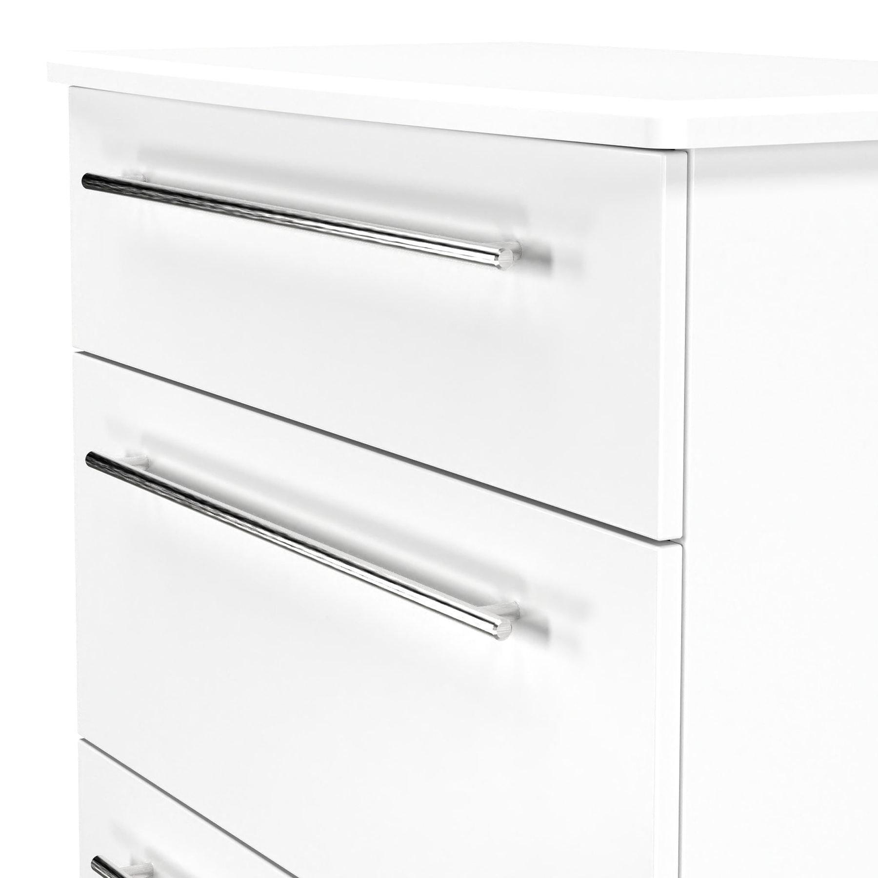 Bramwell 3 Drawer Deep Chest White from Roseland Furniture