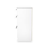 Bramwell 3 Drawer Deep Chest White from Roseland Furniture