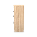 Bramwell 4 Drawer Deep Chest Oak from Roseland Furniture