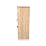 Bramwell 4 Drawer Deep Chest Oak from Roseland Furniture