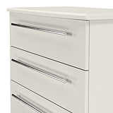 Bramwell 4 Drawer Deep Chest Grey from Roseland Furniture