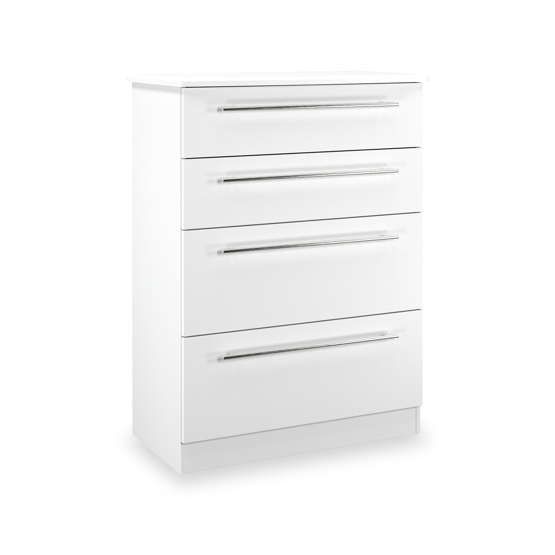Bramwell 4 Drawer Deep Chest White from Roseland Furniture