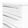 Bramwell 4 Drawer Deep Chest White from Roseland Furniture