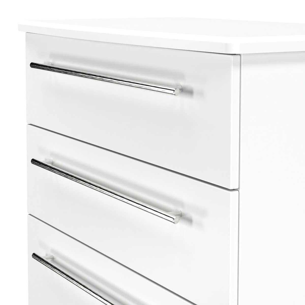 Bramwell 4 Drawer Deep Chest White from Roseland Furniture