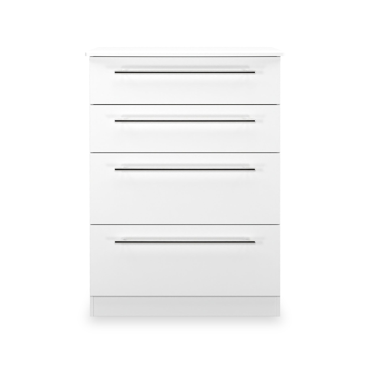 Bramwell 4 Drawer Deep Chest White from Roseland Furniture