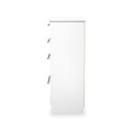 Bramwell 4 Drawer Deep Chest White from Roseland Furniture