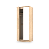 Bramwell Double Mirrored Wardrobe Oak from Roseland Furniture