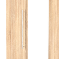 Bramwell Double Mirrored Wardrobe Oak from Roseland Furniture
