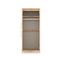 Bramwell Double Mirrored Wardrobe Oak from Roseland Furniture
