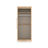 Bramwell Double Mirrored Wardrobe Oak from Roseland Furniture